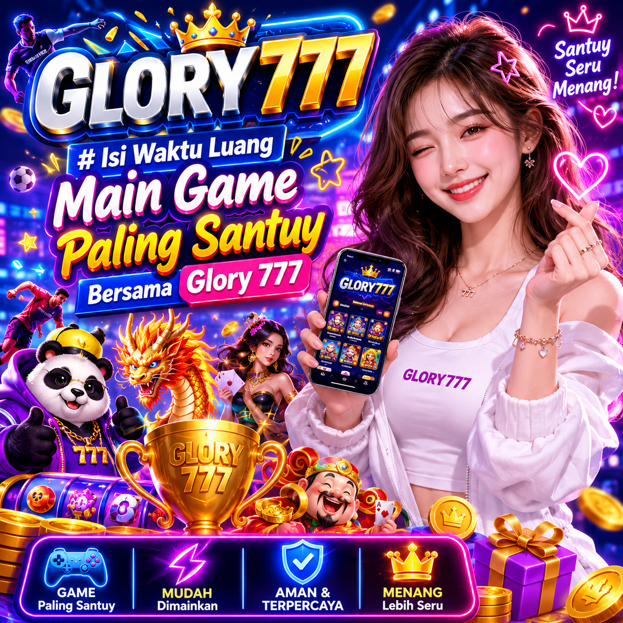 GLORY777: Situs Game Paling Asik Hiburan Santai Untuk Isi Waktu Luang
